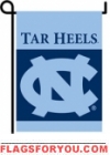 North Carolina Tar Heels Double Sided Garden Flag