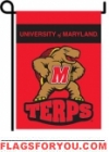 Maryland Terrapins Double Sided Garden Flag