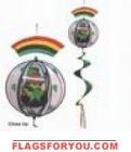 4 left 3D St. Patrick Twister Ball