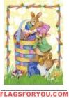 1 left - Bunnystack Garden Flag