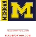 Michigan Wolverines 3x5 Double Sided Flag