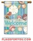 Seaside Welcome House Flag