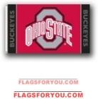 Ohio State Buckeyes 3x5 Single Sided Flag