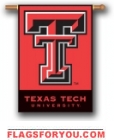 Texas Tech Red Raiders Double Sided Outdoor Hanging Banner