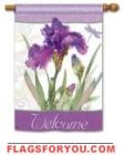 Iris Welcome DS House Flag