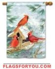 2 left - Cardinal Feeder House Flag