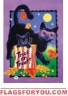 last 1 - Trick or Treat Cat Garden Flag