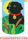 Black Lab House Flag