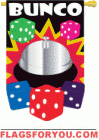 Bunco Garden Flag