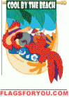 Cool By The Beach Garden Flag