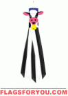 last one - applique Cow Windsock