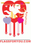 Cupid Garden Flag