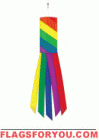 Rainbow Windsock 12" - 3 left
