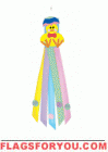 applique Easter Chick Windsock