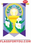 Easter Cup and Cross House Flag