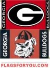 Georgia Bulldogs 3x5 Double Sided Flag