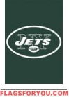 Jets Mini Flag 15" x 10 1/2"
