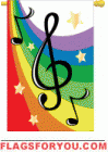 G Clef House Flag