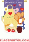 Grandma Camp Garden Flag
