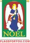 Heralding Angel Garden Flag