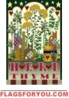 Herb Thyme Garden Flag