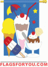 Ice Cream House Flag