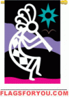 Kokopelli Garden Flag
