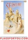 Seashore Sandcastle House Flag