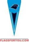 Panthers Yard Pennants 34" x 14"