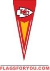Chiefs Yard Pennants 34" x 14"