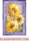Country Sunflowers Garden Flag