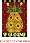 Pineapple Welcome House Flag