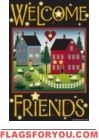 Salt Box Welcome Garden Flag - 2 left
