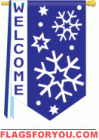 Snowflake House Flag