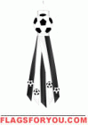last 1 -  applique Soccer Windsock