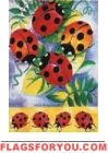 ladybugs House Flag - 1left