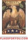 1 left - Liberty eagle House Flag