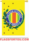 5 remaining - applique Vietnam Veterans Garden Flag