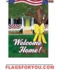 1 left - Welcome Home House Flag