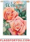 Welcome Roses Garden Flag
