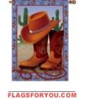 1 left - Western Classics Garden Flag