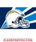 last 1 - SAN DIEGO CHARGERS HELMET DESIGN 3X5 FLAG