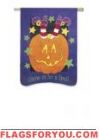 last 1 - applique Come In For A Spell Garden Flag