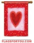 Heart Art House Flag