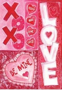1 left- Hugs And Kisses House Flag