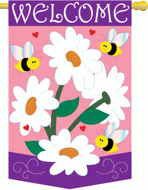 Daisies House Flag