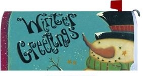 Winter Greeting Mailbox Cover