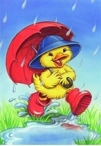 Spring Chick House Flag
