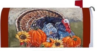 Thanksgiving Turkey Mailbox Cover