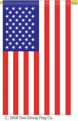 USA Deluxe Embroidered Polyester Flag